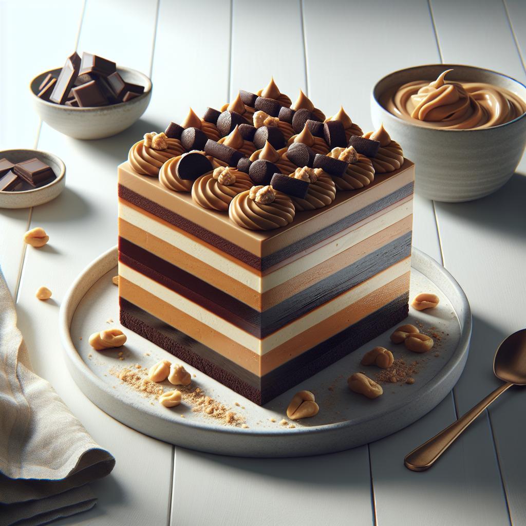 Irresistible Layers: Chocolate & Peanut Butter Fudge Bliss