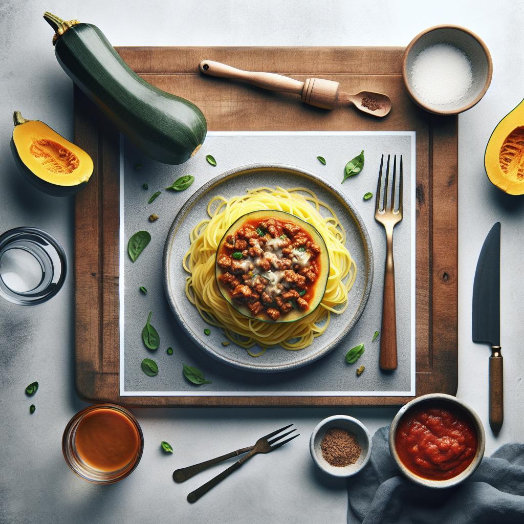 Twist on Tradition: Savory Meat Sauce Meets Spaghetti Squash