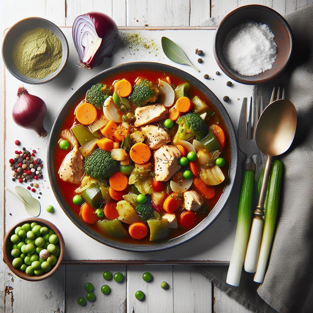 Hearty Chicken and Vegetable Stew: A Nutritious Comfort Meal