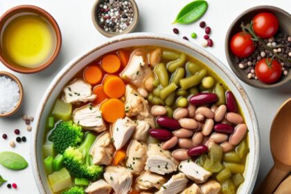 Hearty Chicken and Bean Soup: A Nutritious Comfort Bowl