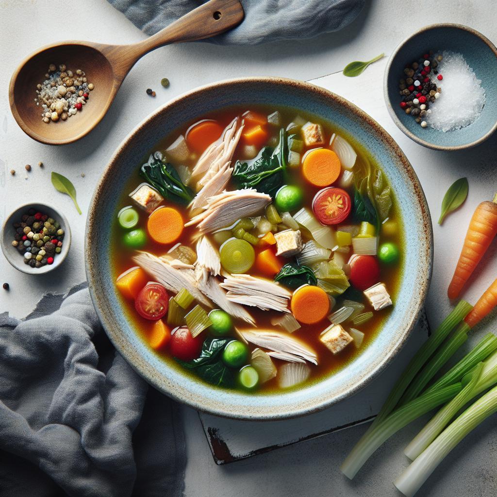 Hearty Turkey and Vegetable Soup: A Nutritious Comfort Bowl
