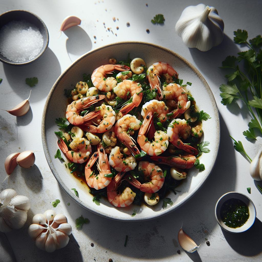 Velvety Garlic Shrimp: A Creamy Seafood Delight Unveiled