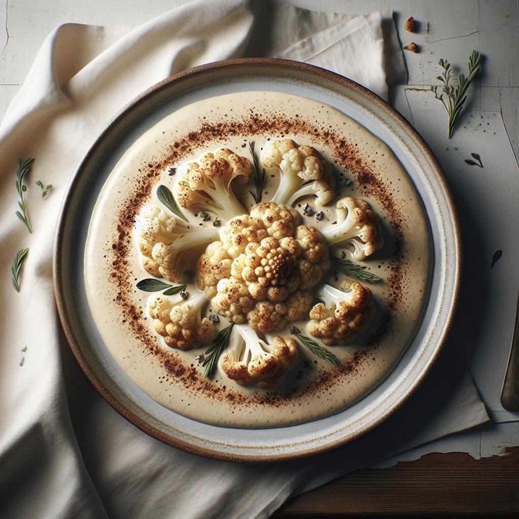Creamy Roasted Cauliflower Soup: A Cozy, Nutty Delight