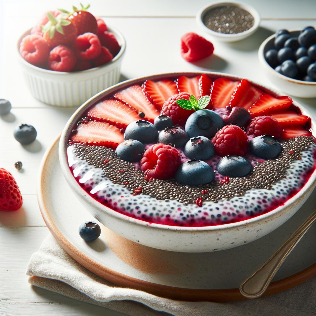 Berry Chia Pudding: A Vibrant Superfood Treat to Savor