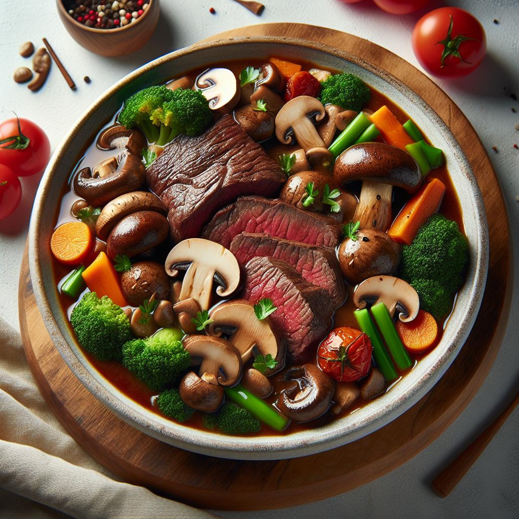 Hearty Beef and Mushroom Stew: A Savory Comfort Classic