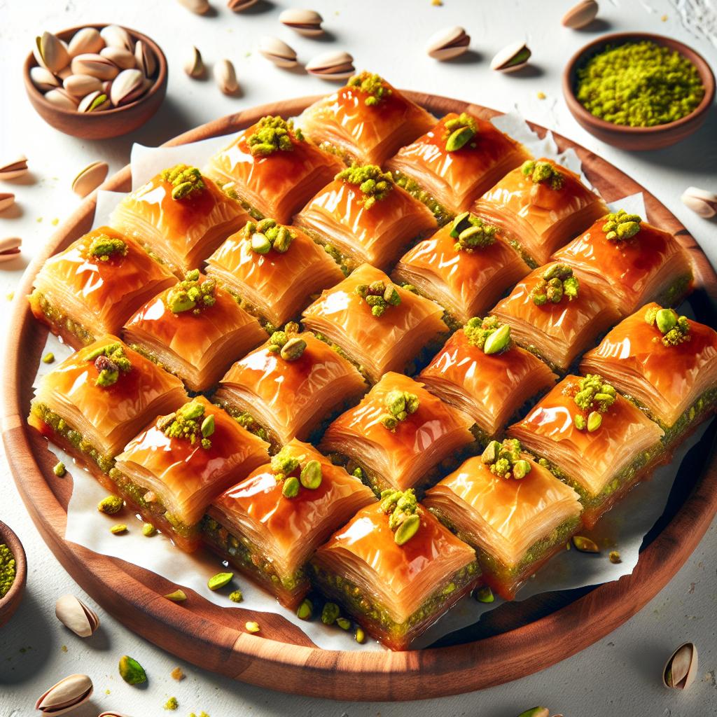 Unveiling the Golden Layers of Turkish Pistachio Baklava