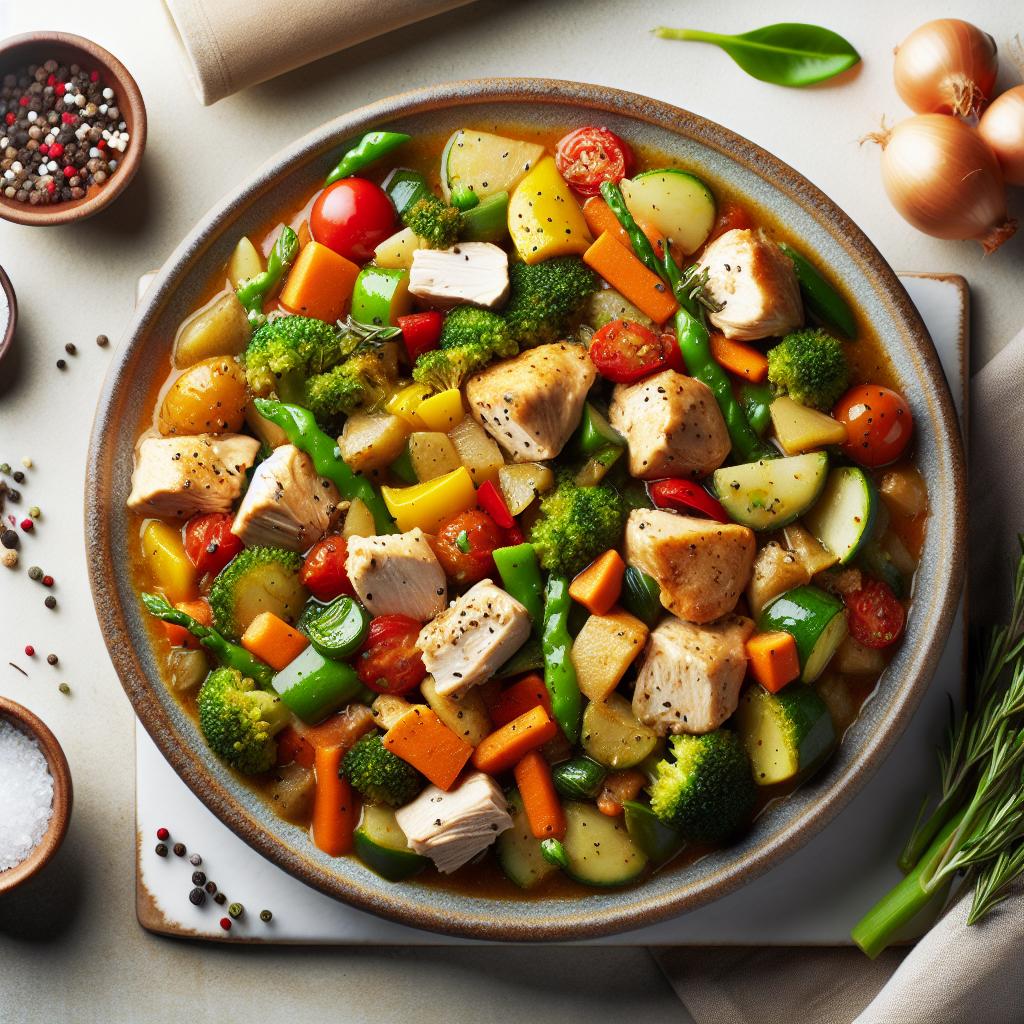Hearty Chicken and Vegetable Stew: A Nutritious Comfort Meal