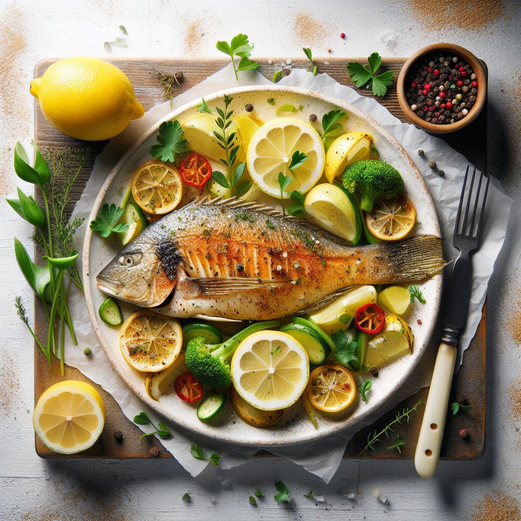 Zesty Baked Tilapia with Lemon Pepper: A Flavorful Feast