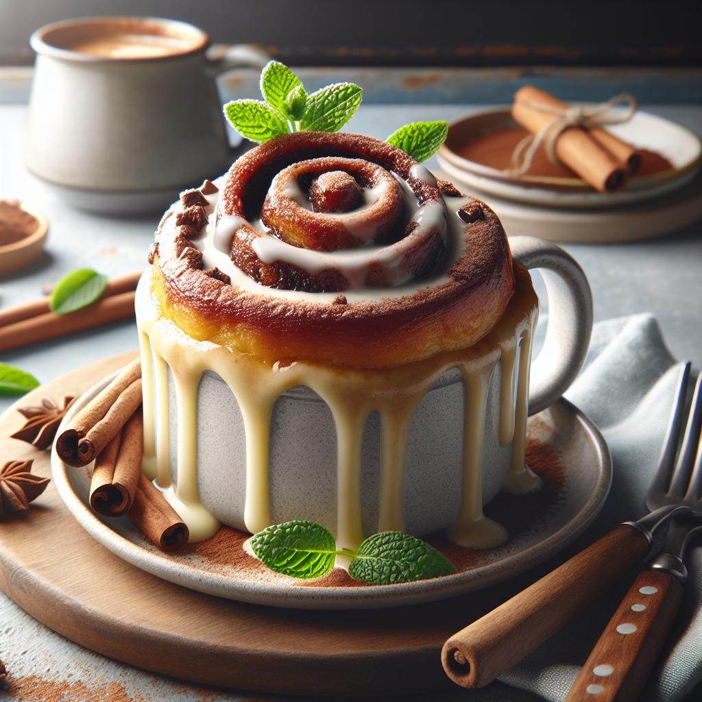 Whip Up This Easy Cinnamon Roll Mug Treat in Minutes!