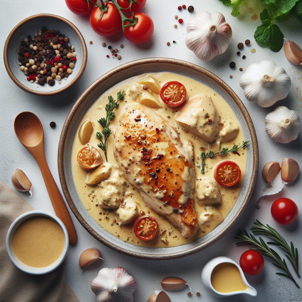 Decadent Creamy Garlic Chicken: A Flavorful Homemade Classic