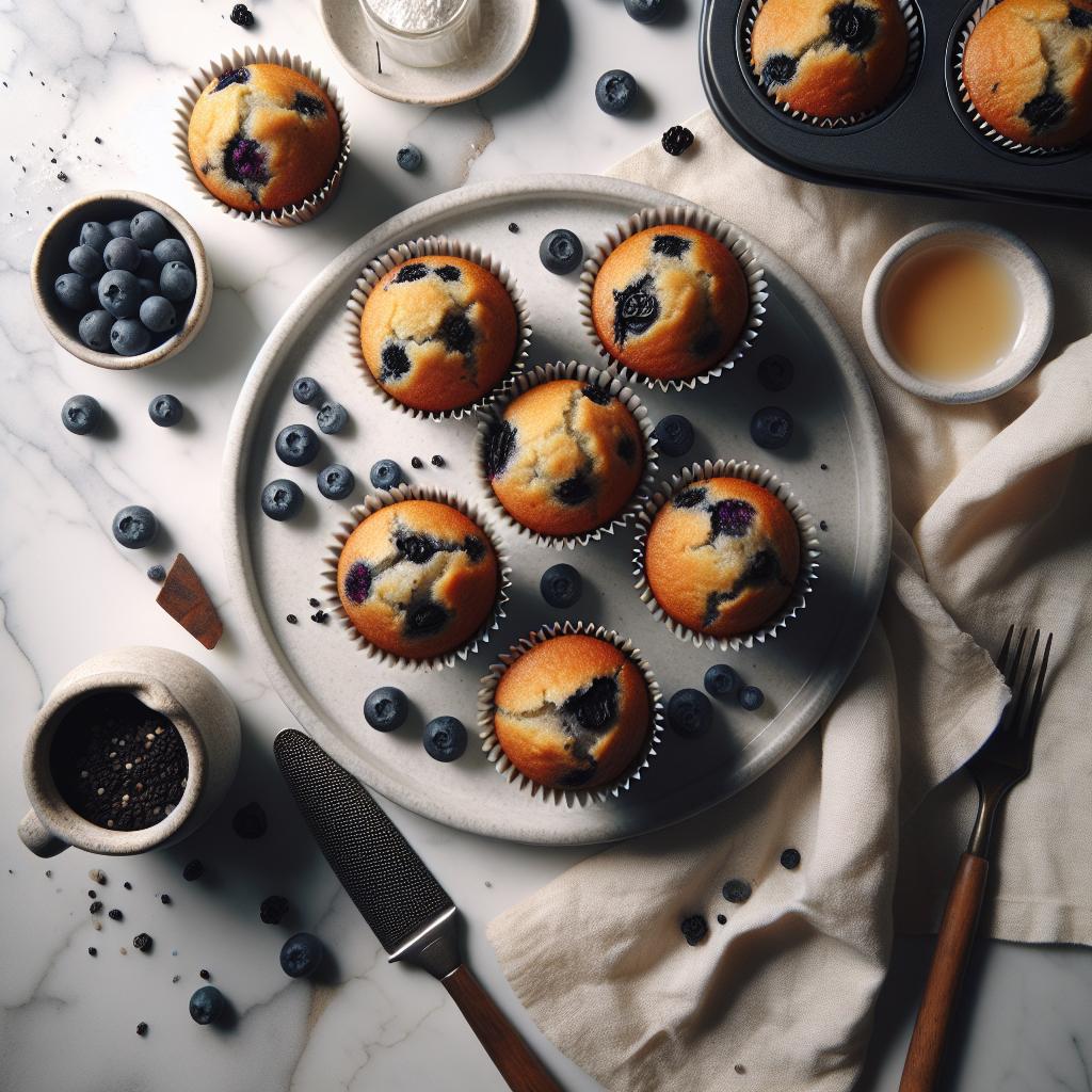 Crispy & Fluffy Air Fryer Blueberry Muffins: Simple Recipe