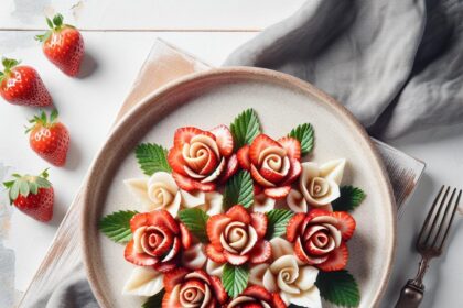 Crafting Strawberry Roses: A Step-by-Step Floral Tutorial