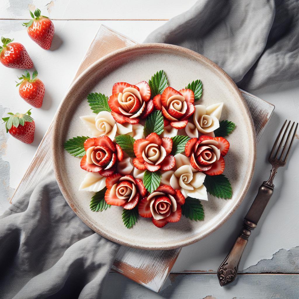 Crafting Strawberry Roses: A Step-by-Step Floral Tutorial