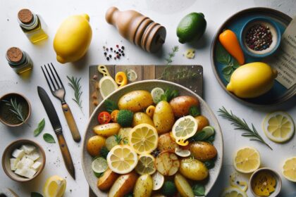 Zesty Greek Lemon Potatoes: A Tangy Mediterranean Delight