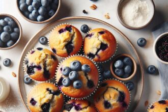 Crispy & Fluffy Air Fryer Blueberry Muffins: Simple Recipe
