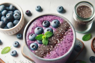 Energize Mornings: Unlock Benefits of Blueberry Chia Smoothie