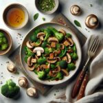 Sizzling Sautéed Mushroom and Broccoli Stir-Fry Delight