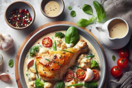 Indulge in Creamy Garlic Chicken: A Flavorful Delight