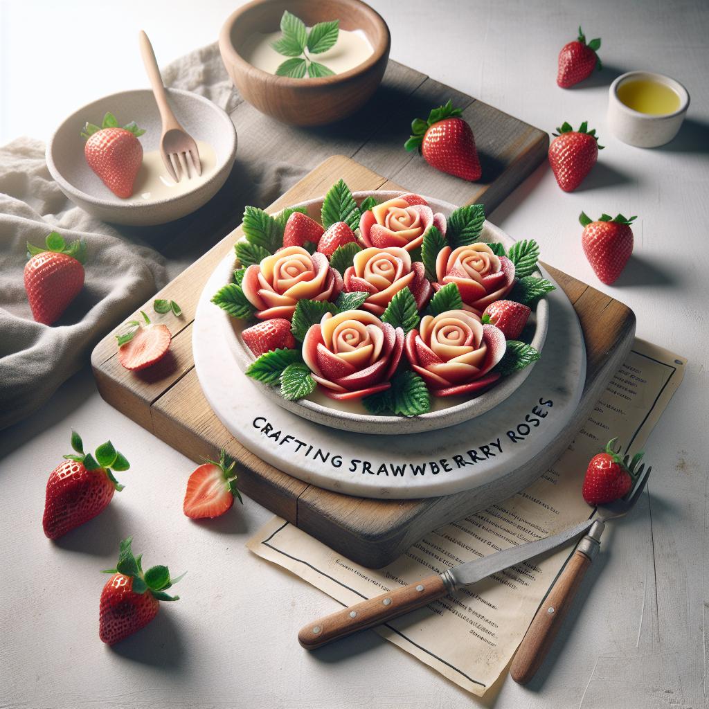 Crafting Strawberry Roses: A Step-by-Step Floral Tutorial