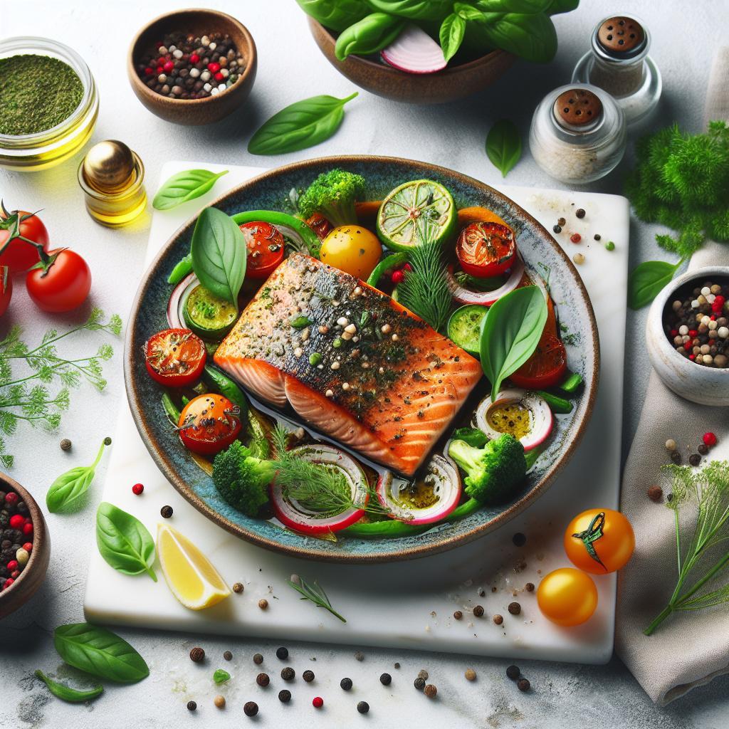 Herb-Infused Baked Salmon: A Flavorful, Healthy Delight