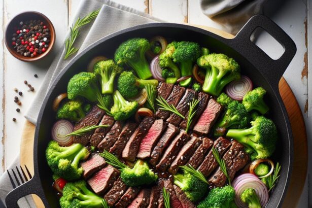 Sizzling Beef and Broccoli Skillet: Quick Healthy Dinner Idea
