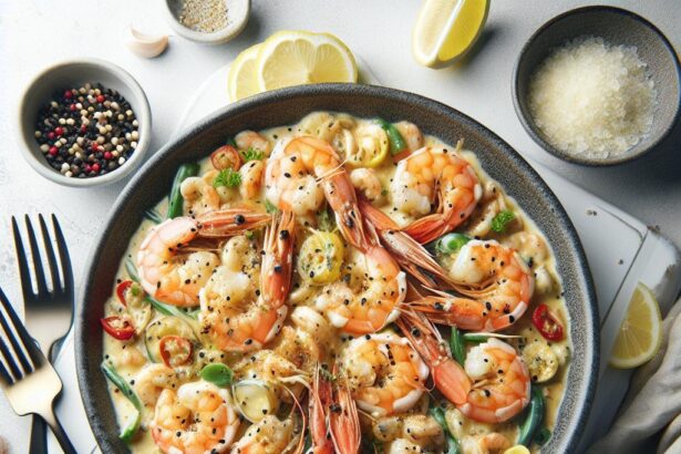 Decadent Creamy Garlic Shrimp: A Flavorful Seafood Delight