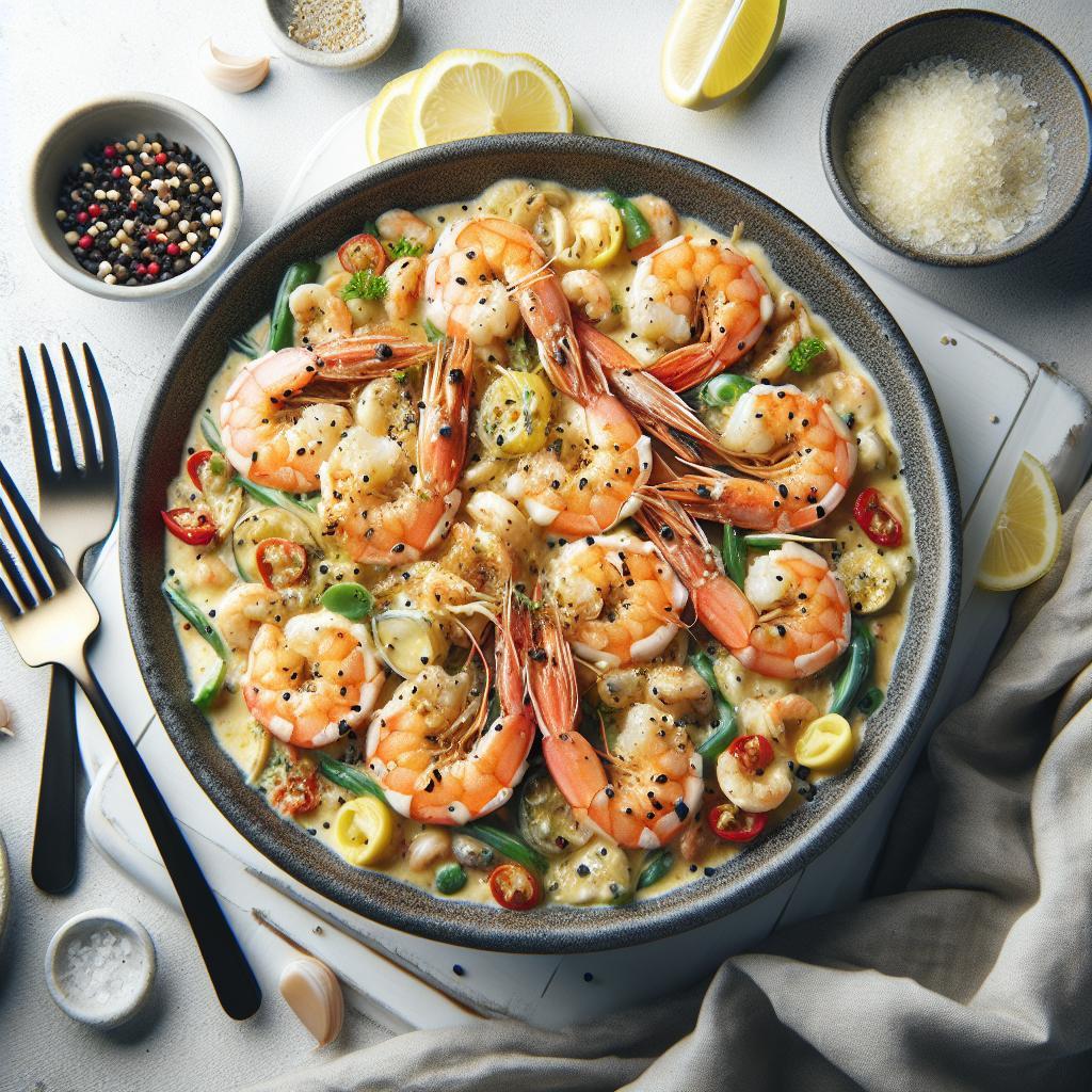 Decadent Creamy Garlic Shrimp: A Flavorful Seafood Delight