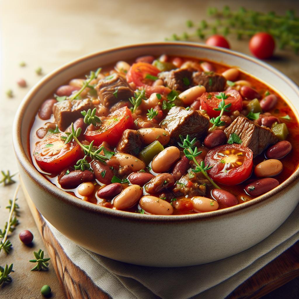 Hearty Beef and Bean Stew: A Comfort Food Classic Recipe