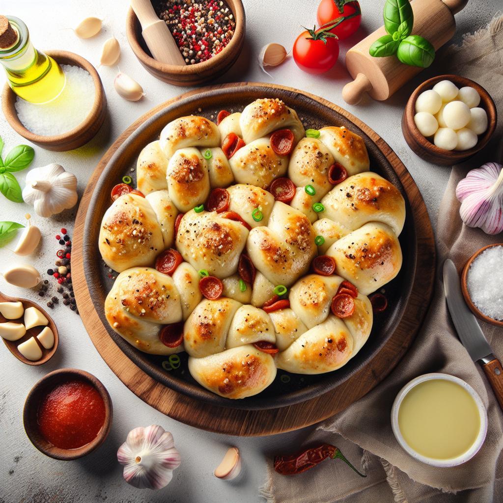Twist & Taste: Crafting Garlic Knots with Pizza Dough