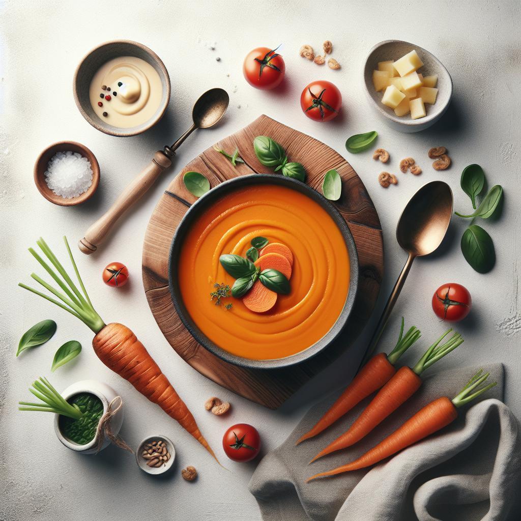 Velvety Carrot Soup: A Creamy Comfort in Every Spoonful