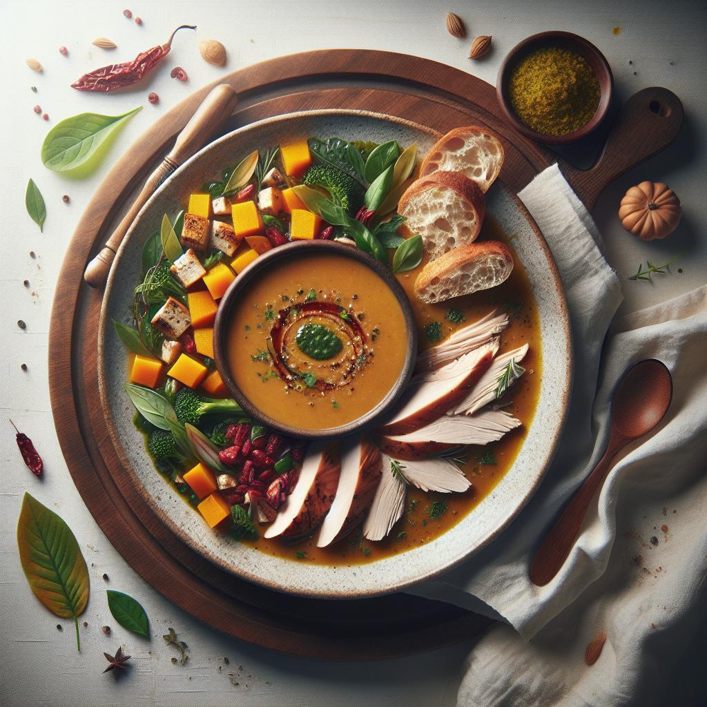 Savoring Turkey and Squash Soup: A Cozy Culinary Duo