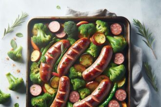 One-Pan Delight: Easy Sheet Pan Sausage and Broccoli Feast