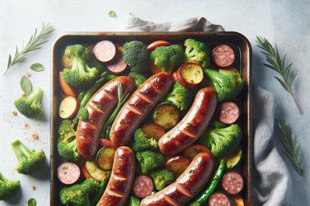One-Pan Delight: Easy Sheet Pan Sausage and Broccoli Feast