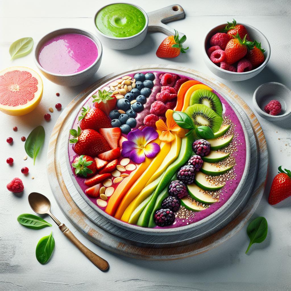 Crafting a Vibrant Rainbow Smoothie: A Step-by-Step Guide