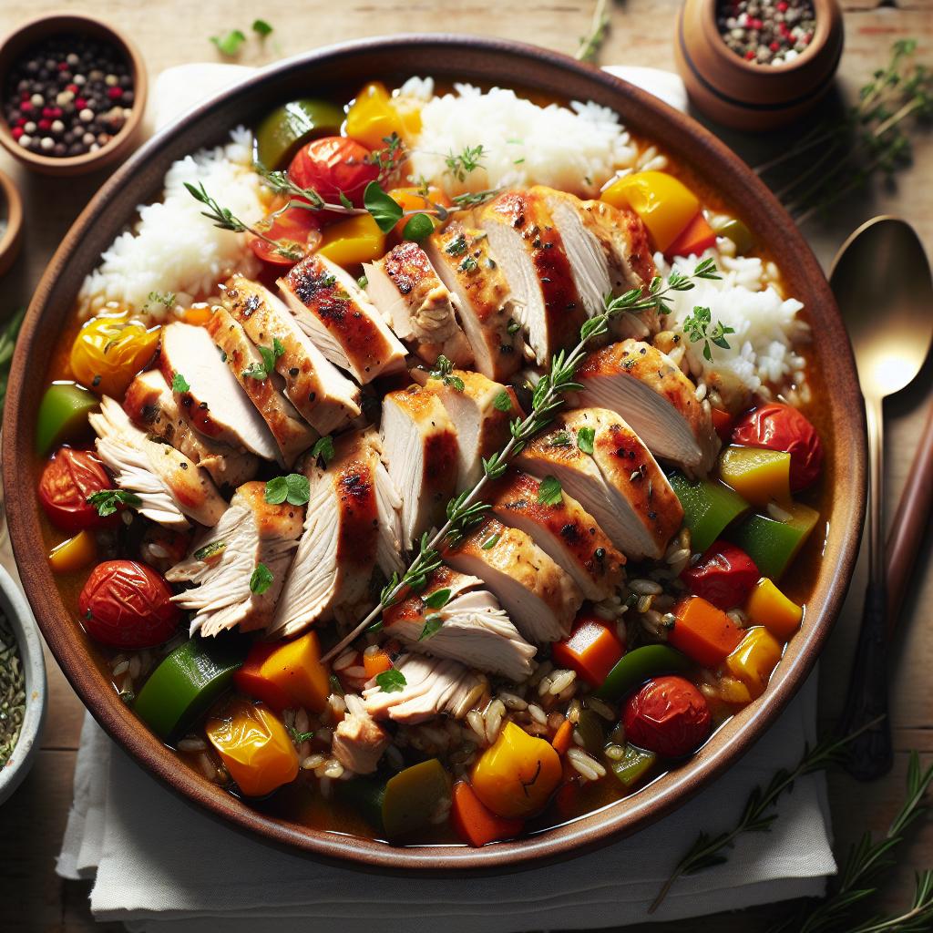 Savor the Fusion: Turkey and Rice Stew Delight Explored