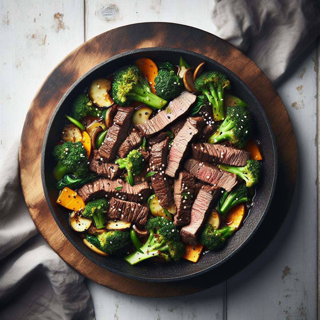 Sizzling Beef and Broccoli Skillet: Quick Healthy Dinner Idea