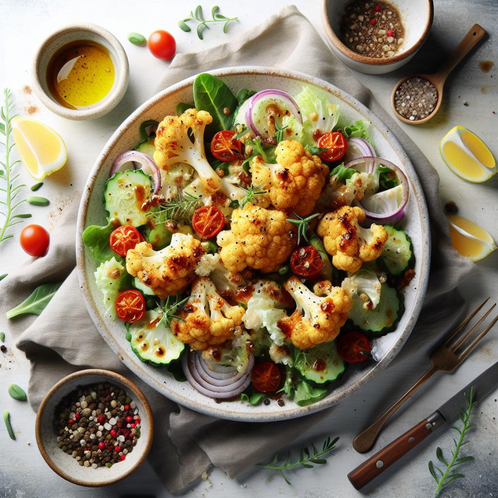 Crispy Roasted Cauliflower Salad: A Flavor-Packed Delight