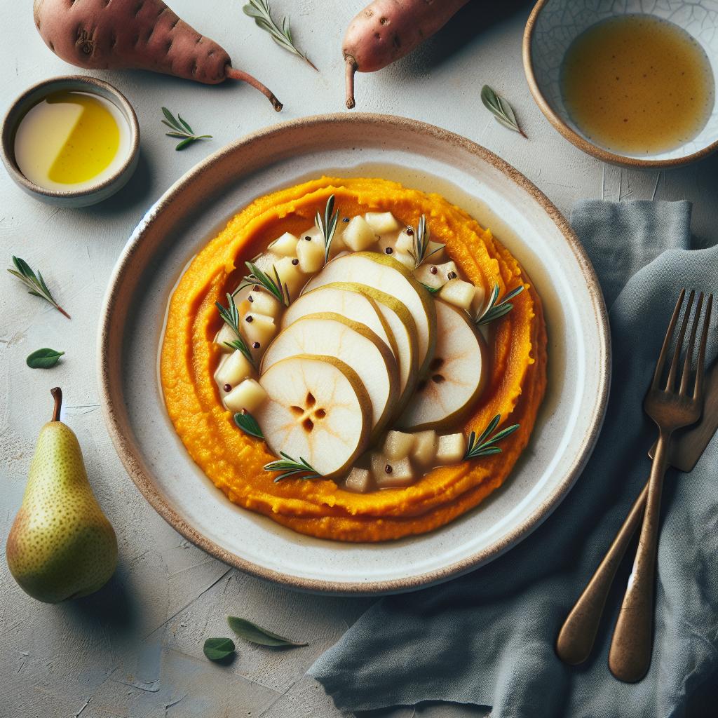 Sweet Potato and Pear Puree: A Nutritious Duo Delight