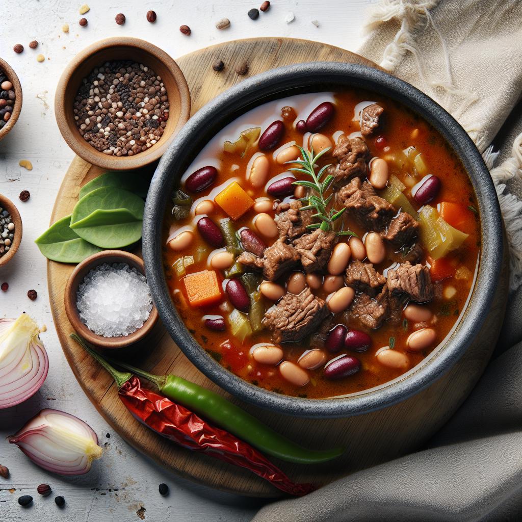 Hearty Beef and Bean Soup: A Nutritious Comfort Classic