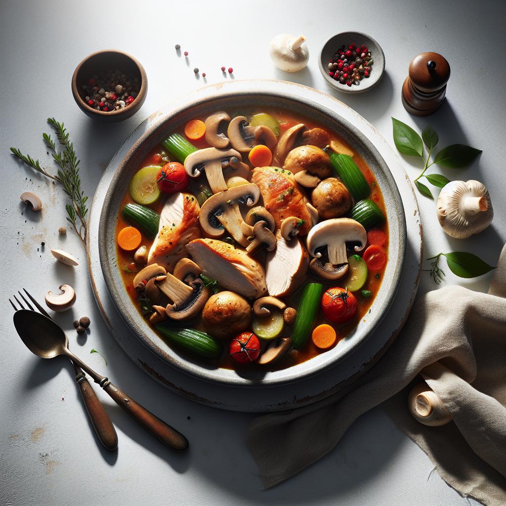 Savory Harmony: Crafting the Perfect Turkey and Mushroom Stew