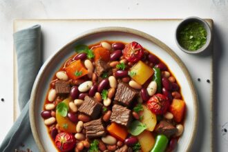 Hearty Beef and Bean Stew: A Savory Comfort Classic