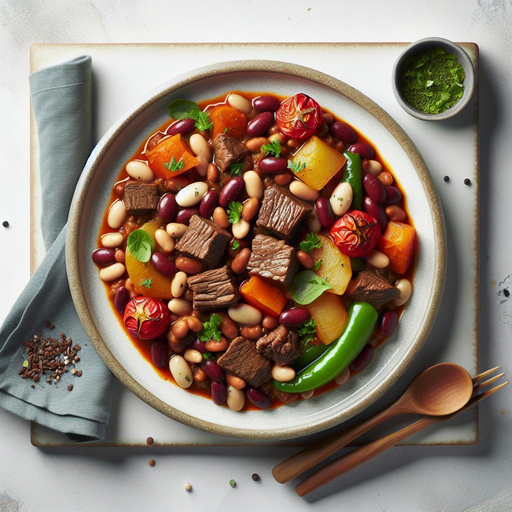 Hearty Beef and Bean Stew: A Savory Comfort Classic