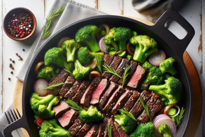 Sizzling Beef and Broccoli Skillet: Quick Healthy Dinner Idea