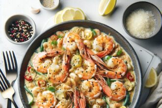 Decadent Creamy Garlic Shrimp: A Flavorful Seafood Delight