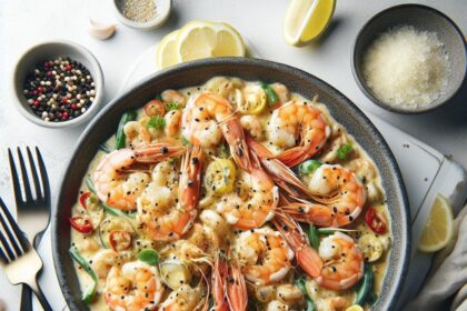Decadent Creamy Garlic Shrimp: A Flavorful Seafood Delight