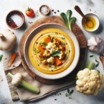 Golden Glow: The Art of Roasted Cauliflower Soup Delight