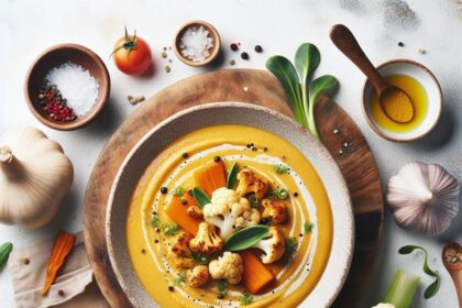Golden Glow: The Art of Roasted Cauliflower Soup Delight