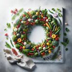 Harvest Joy: Crafting Festive Vegetable Wreaths for Holidays