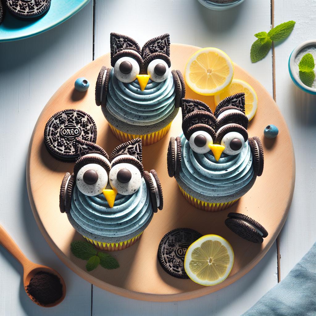 Owl Cupcakes with Oreos: A Whimsical Treat Tutorial