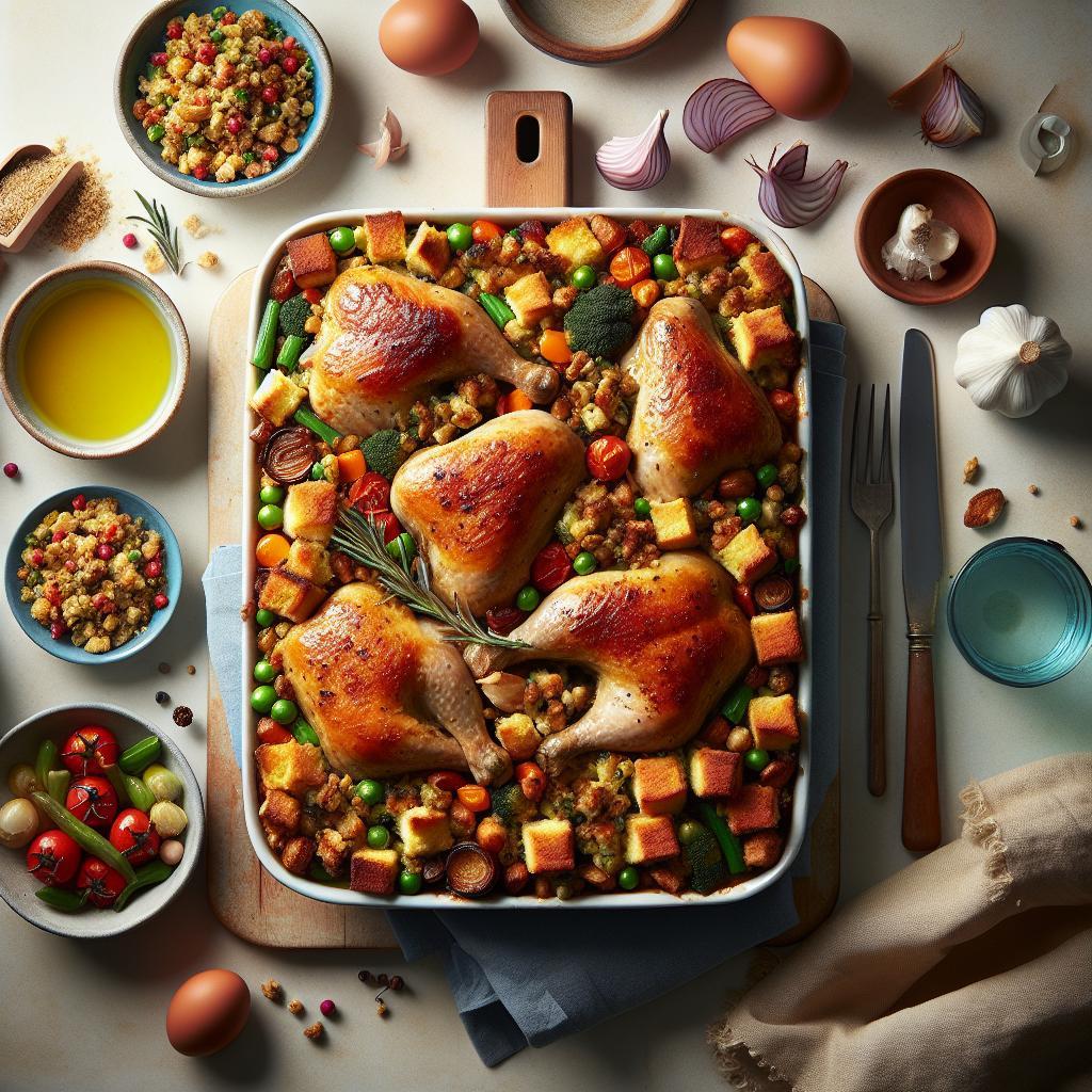 Hearty Chicken & Stuffing Bake: Perfect for Big Families